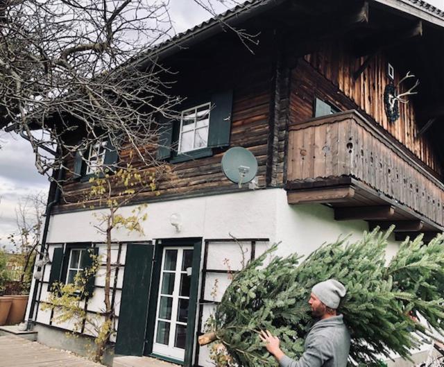 Forest Chalet, 15 Min To Salzburg Olt Town, And Most Beautiful Lakes, Secluded Location, 1,000 Sqm Garden, Mountainview, Panorama Sauna, Bath Whirlpool, Bbq&Bikes&Sunbeds For Free, Up To 10 P 哥林素萨尔察赫 外观 照片